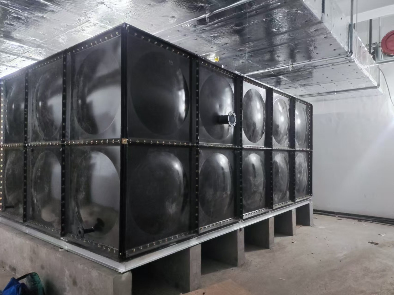 山東濟南人防搪瓷鋼板水箱